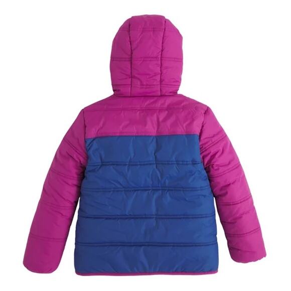 Eddie Bauer Kids Youth Reversible Jacket Size Large (14/16) New Teddy Purple Blu - Picture 11 of 12